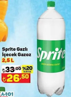 SPRİTE GAZLI İÇECEK